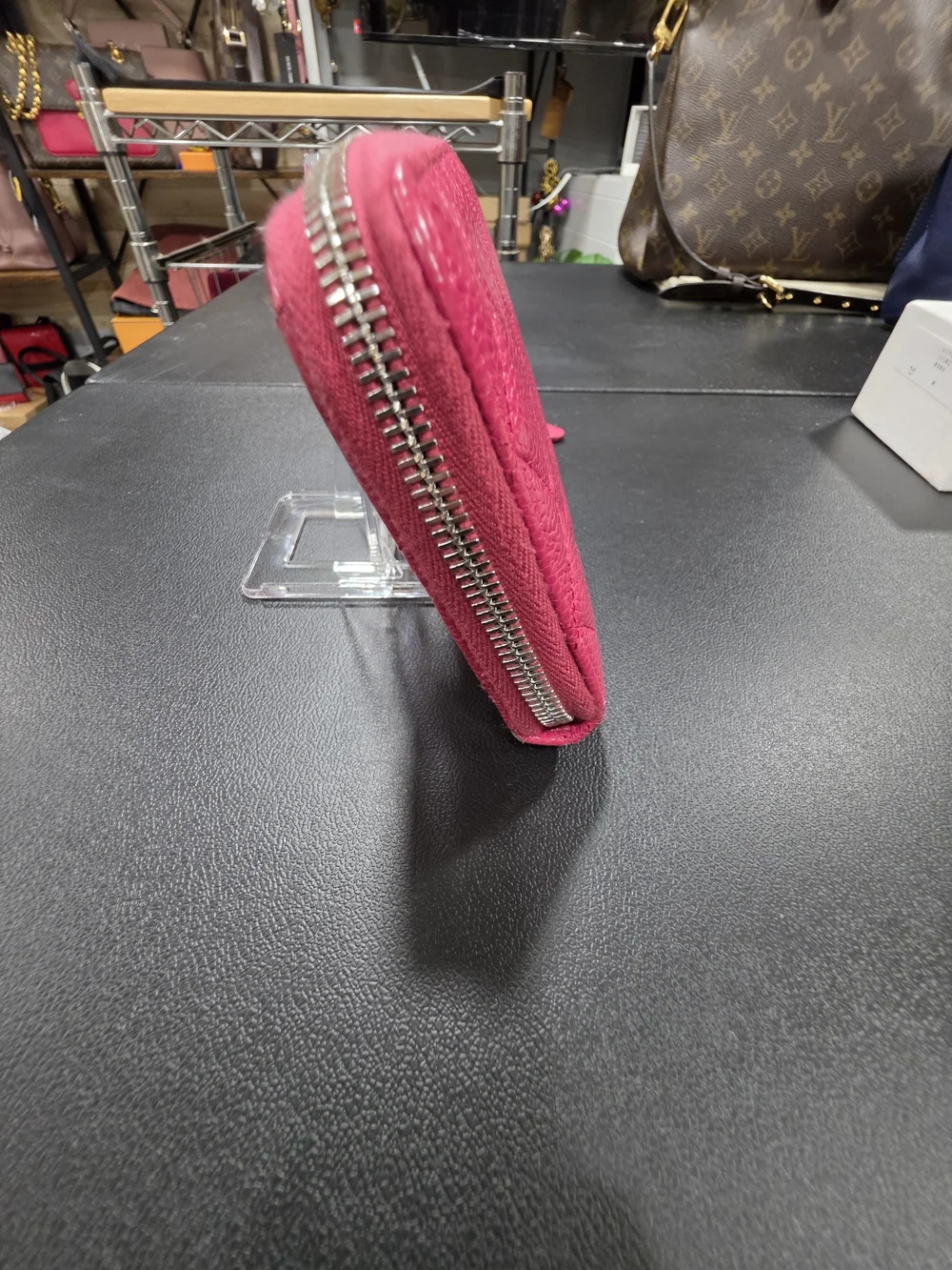 CHANEL pink quilted